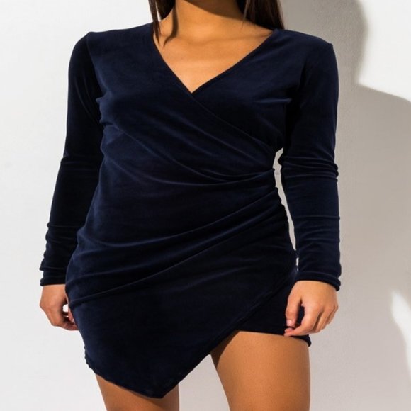 NEW Velour Mini Dress
